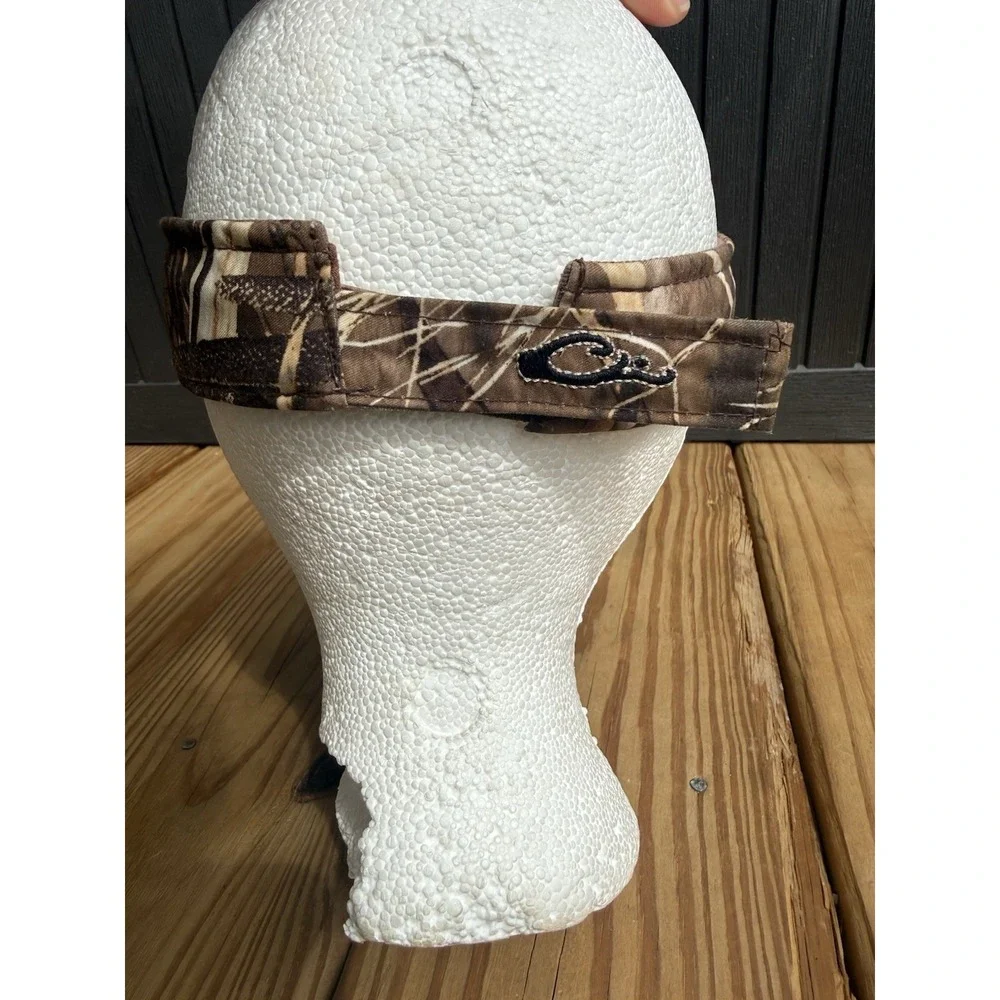 Drake Waterfowl Hat Visor Adjustable Mens One Size Brown Camouflage Hunting